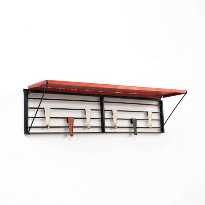 pilastro coat rack in metal by tjerk reijenga 1950s 11