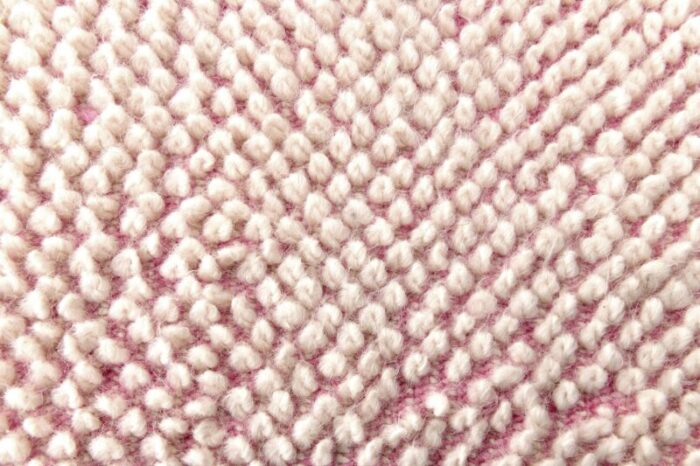 pink kilim pompom in wool 8732