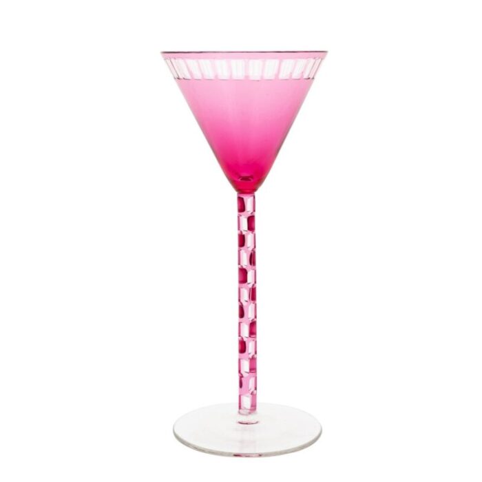 pink wine glass by otto prutscher 1908 1