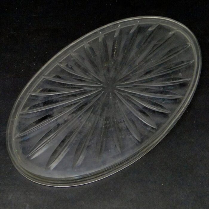 polish art deco tray by zawiercie glassworks 1930s 3