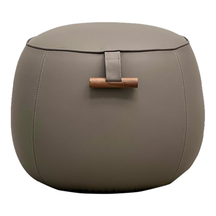 porada lagom small leather ottoman 9094