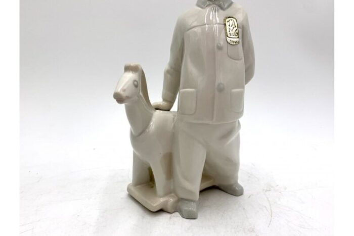 porcelain figurine of a boy from lladro spain 1970s 2