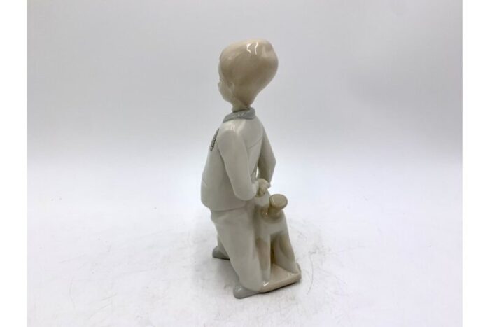 porcelain figurine of a boy from lladro spain 1970s 4