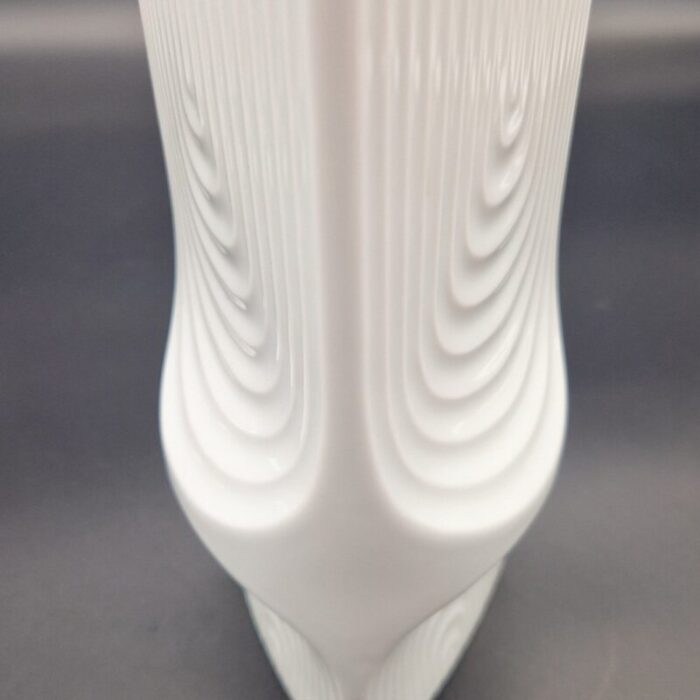 porcelain op art vase from ak kaiser 1950s 2