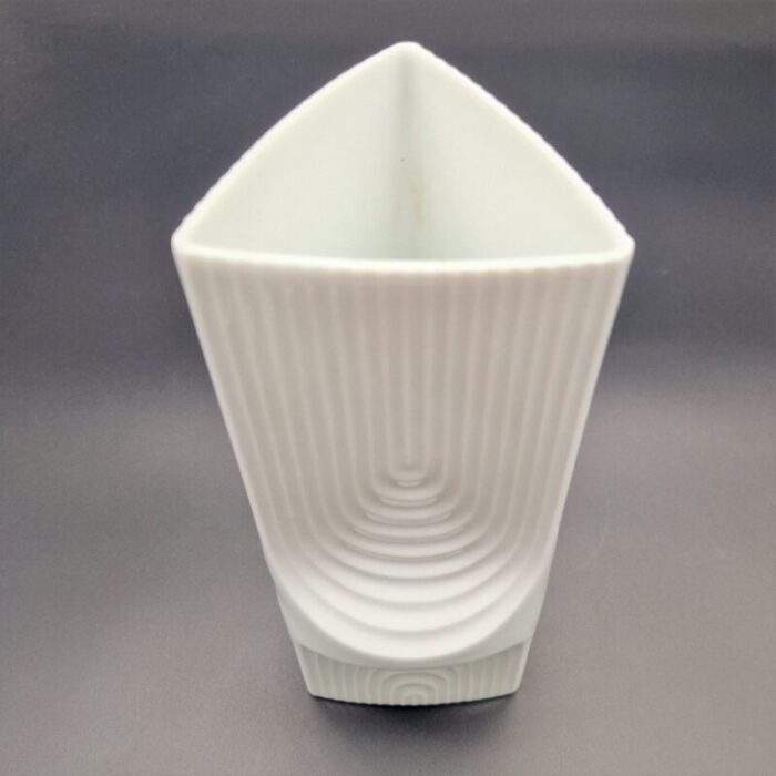 porcelain op art vase from ak kaiser 1950s 4