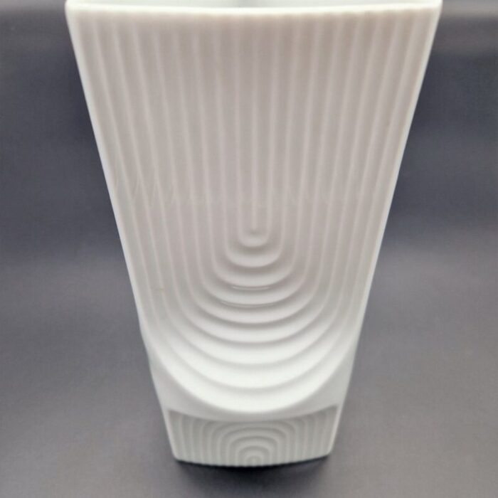 porcelain op art vase from ak kaiser 1950s 6