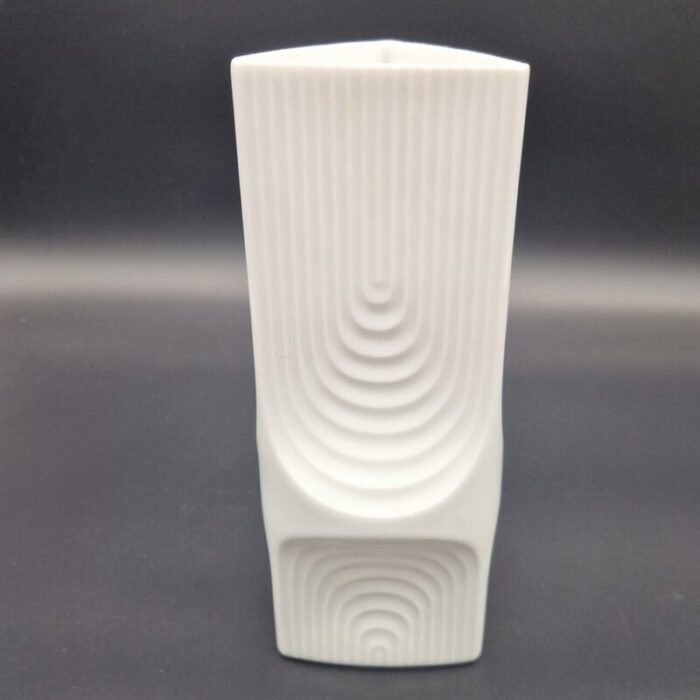 porcelain op art vase from ak kaiser 1950s 7