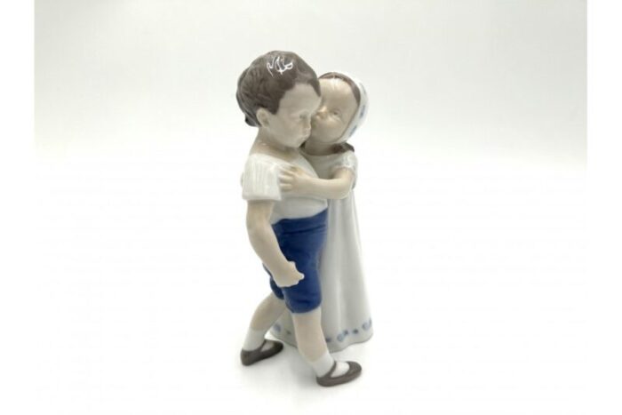 porcelain rejected love figurine from bing grondahl denmark 1960s 2