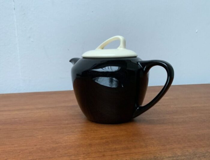 postmodern ceramic tea or coffee pot from pagnossin italy 1980s 13