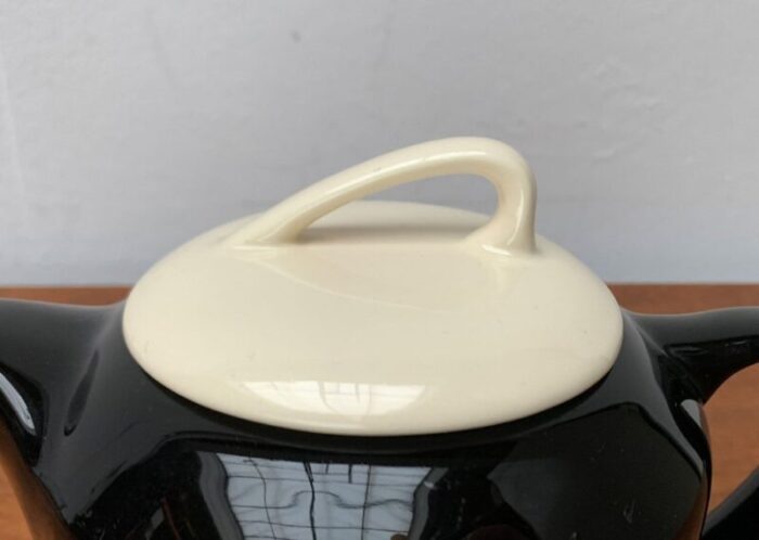 postmodern ceramic tea or coffee pot from pagnossin italy 1980s 17