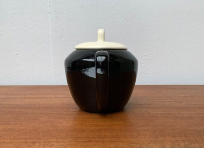 postmodern ceramic tea or coffee pot from pagnossin italy 1980s 6