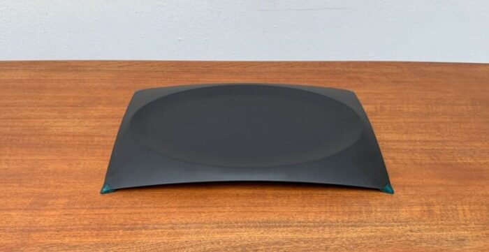 postmodern italian voila voila metal tablet bowl by philippe starck for alessi 1980s 5