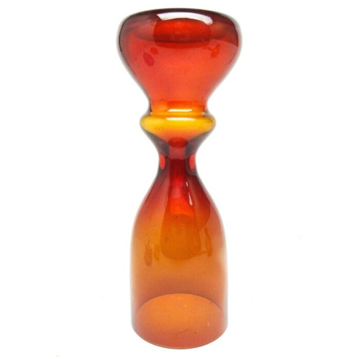 postmodern vase by stefan sadowski for sudety glassworks poland 1970s 6