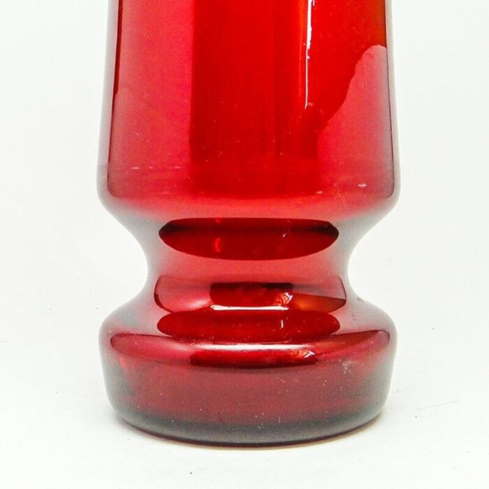 postmodern vase from zabkowice glassworks poland 1970s 5