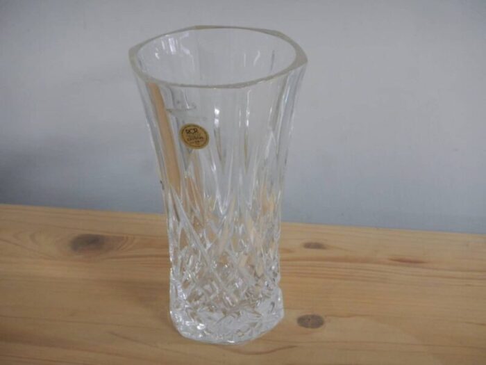 rcb crystal vase 1980s 3