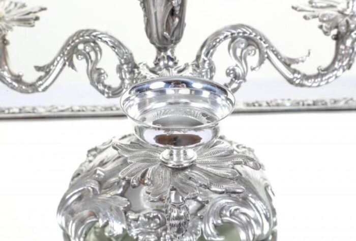 rococo silver plate centrepiece 13