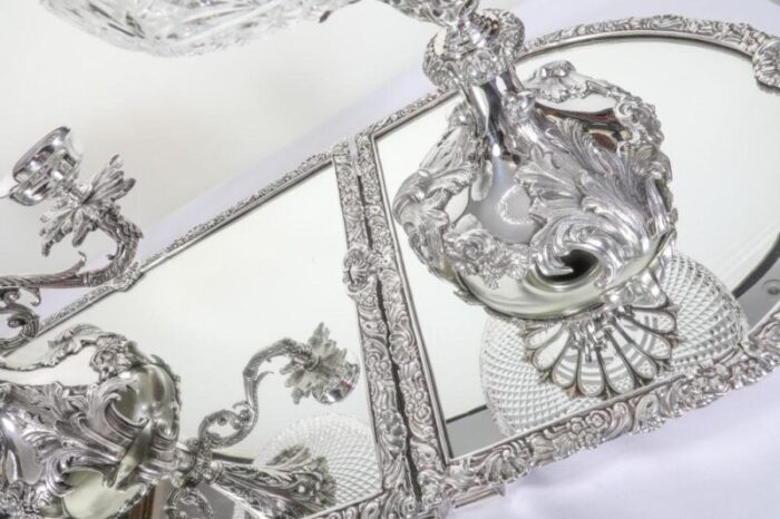 rococo silver plate centrepiece 15