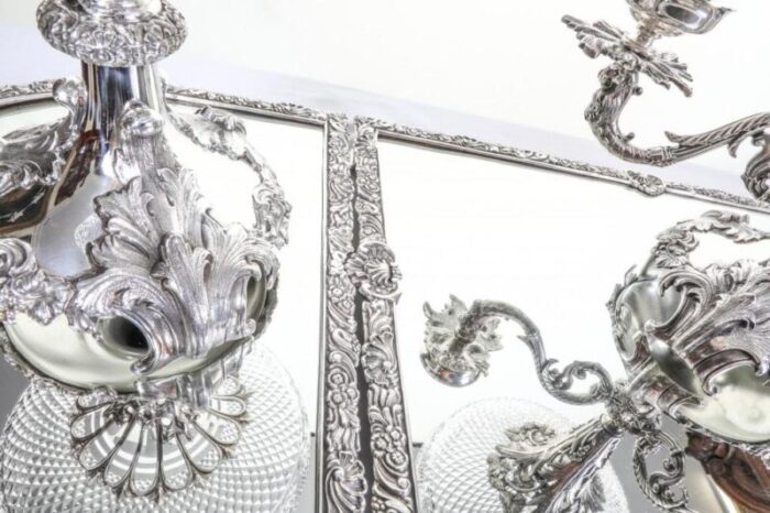 rococo silver plate centrepiece 17