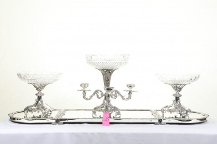 rococo silver plate centrepiece 2