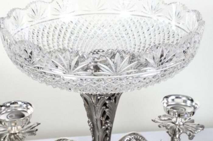 rococo silver plate centrepiece 9