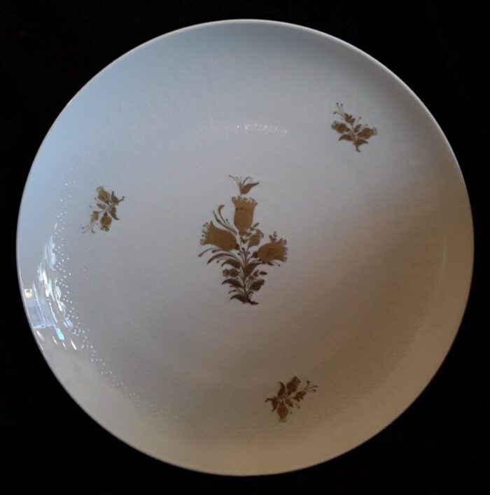 romance serving plate in white glazed porcelain by bjoern wiinblad for rosenthal 2