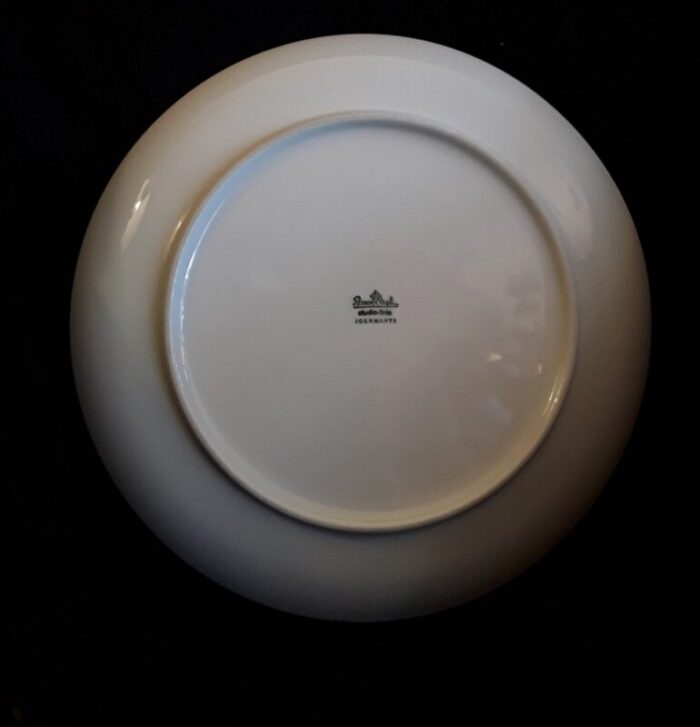 romance serving plate in white glazed porcelain by bjoern wiinblad for rosenthal 4