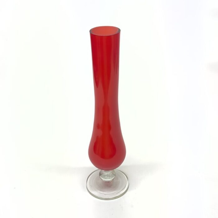 saturated pink and red glass vessel curation group of 5 4426