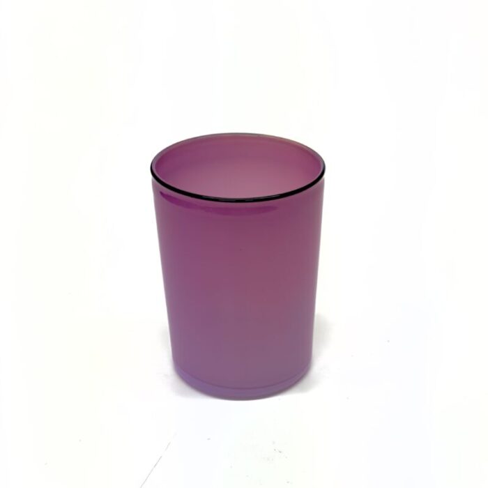 saturated pink and red glass vessel curation group of 5 6676