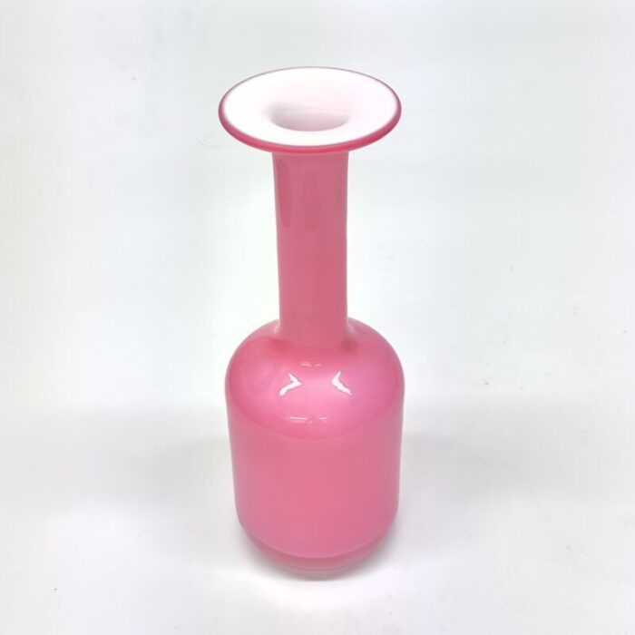 saturated pink and red glass vessel curation group of 5 7296