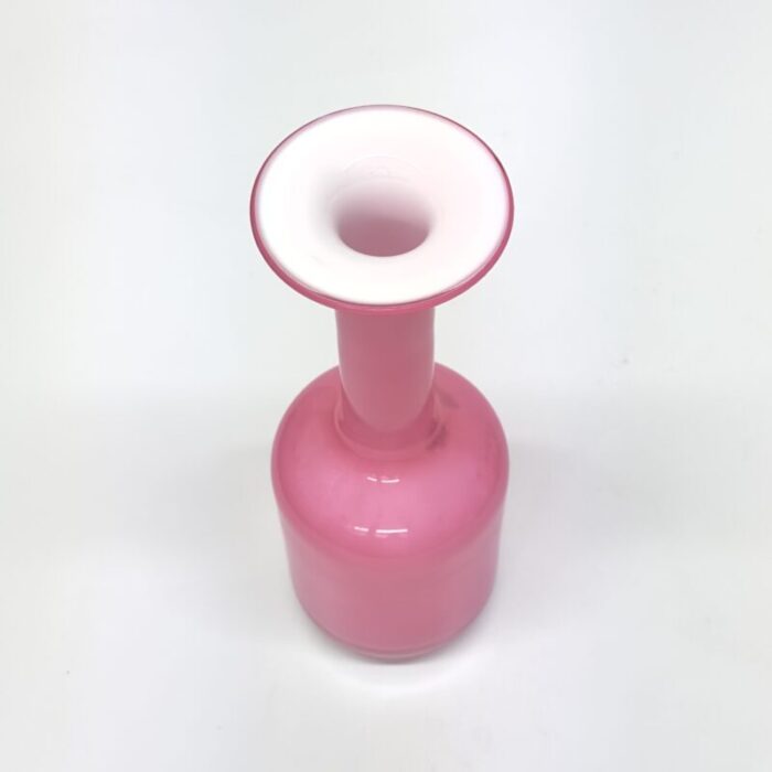 saturated pink and red glass vessel curation group of 5 9622