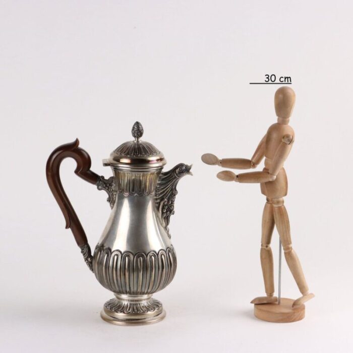 second half 20th century coffee pot in milanese silver 2