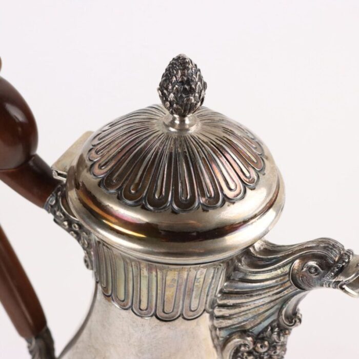 second half 20th century coffee pot in milanese silver 4