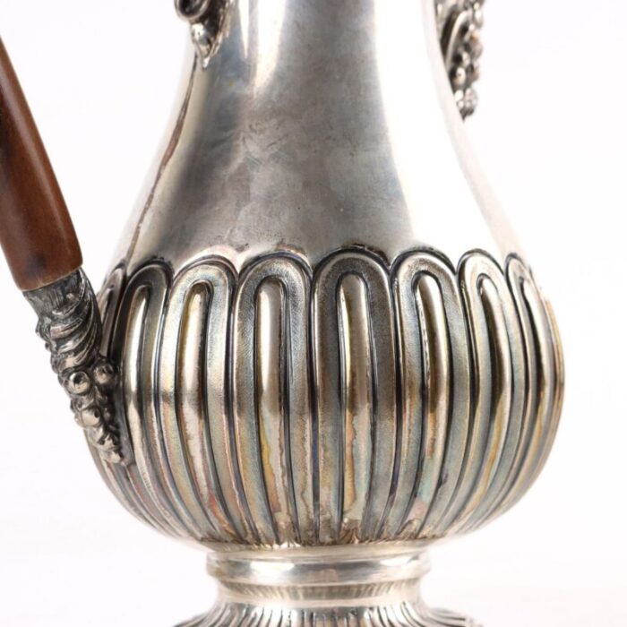 second half 20th century coffee pot in milanese silver 7