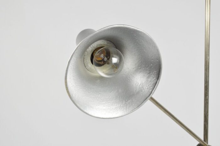 silver floor lamp 1970s 7959