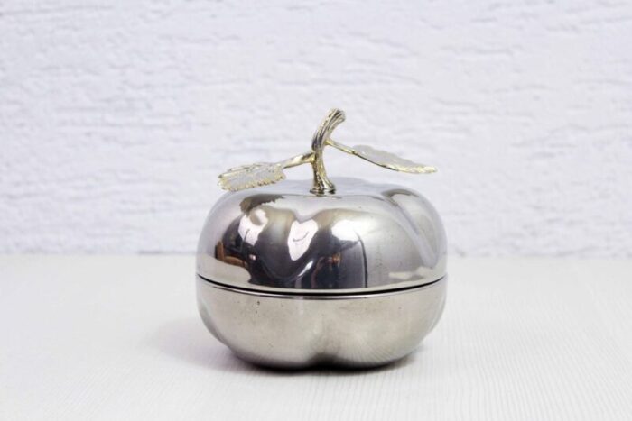 silver metal tomato box france 1960 1