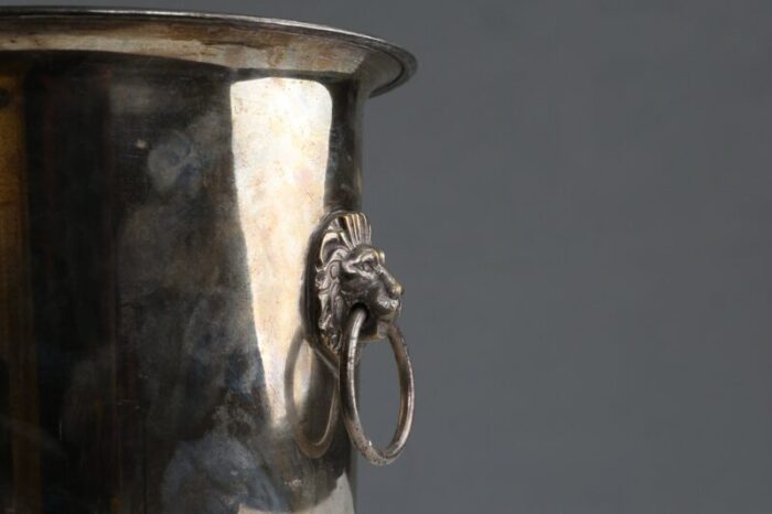 silver plated ice bucket 1900s 5