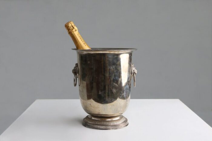 silver plated ice bucket 1900s 8