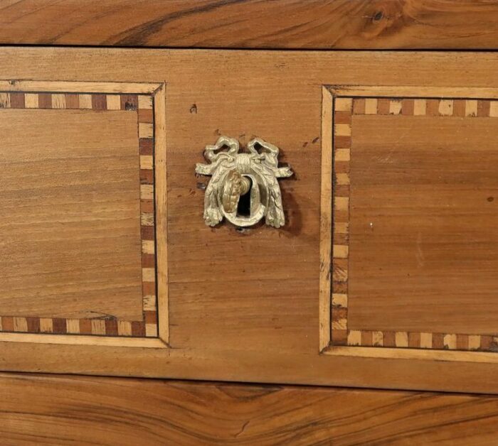 small early 19th century louis xvi regional walnut chest of drawers 3813