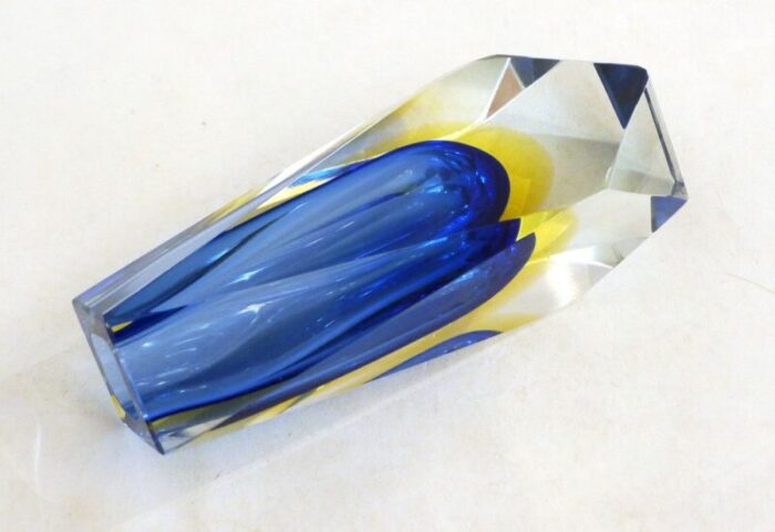 small somerso murano glass vase attributed to flavio poli 1960s 8