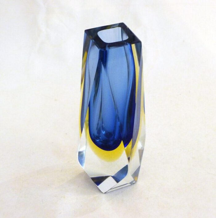 small somerso murano glass vase attributed to flavio poli 1960s 9