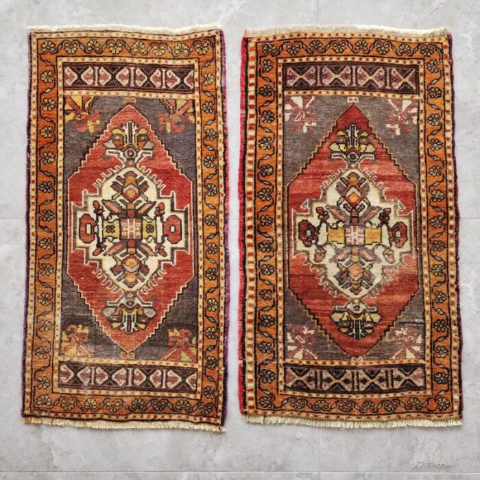 small turkish oushak rugs set of 2 5