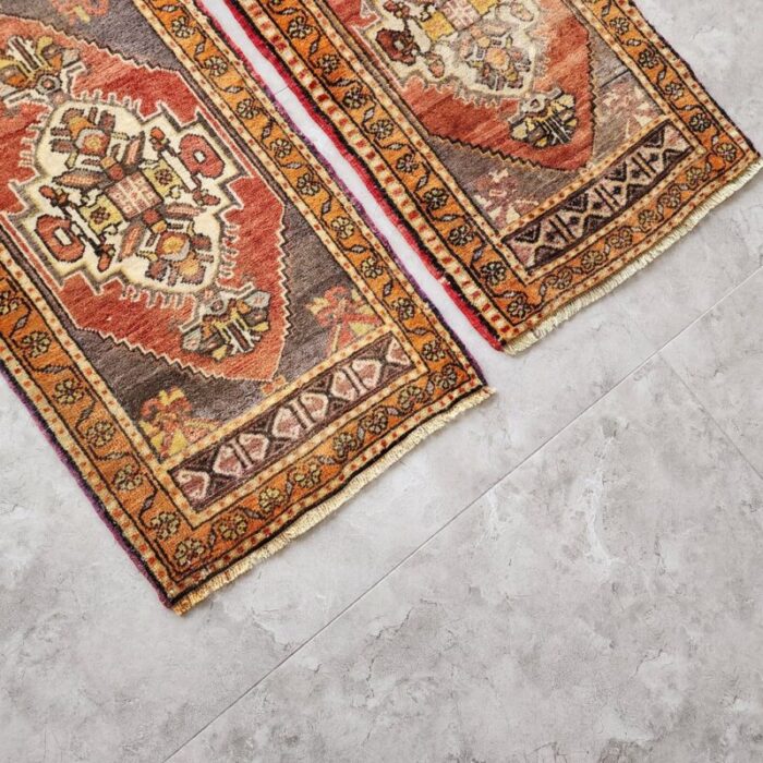 small turkish oushak rugs set of 2 6