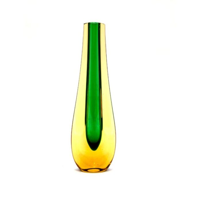 soliflore murano glass vase by flavio poli italy 1970s 1