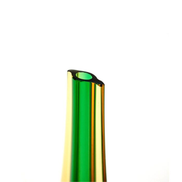 soliflore murano glass vase by flavio poli italy 1970s 2