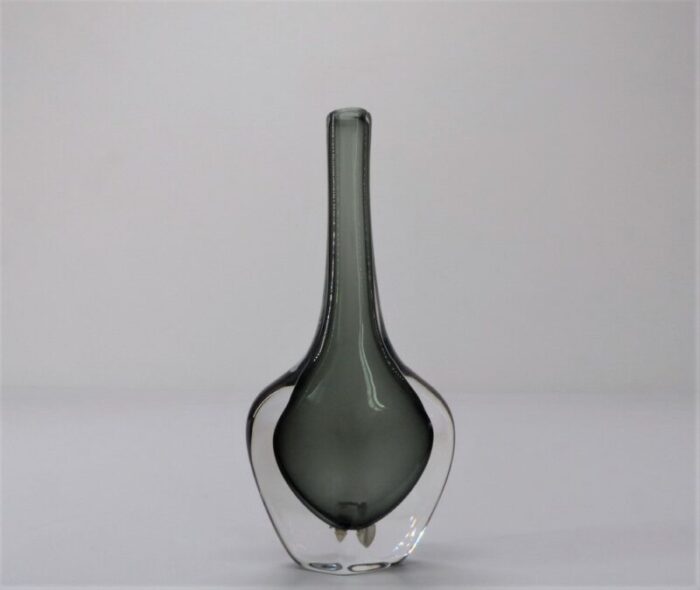 sommerso vase nils landberg for orrefors 1950s 1