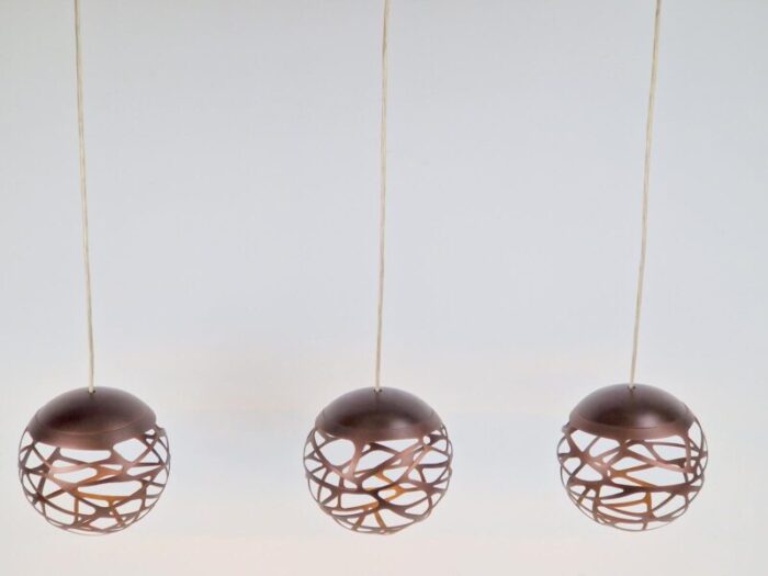 sphere lamp kelly cluster pendant in bronze lodes from studio italia 4739