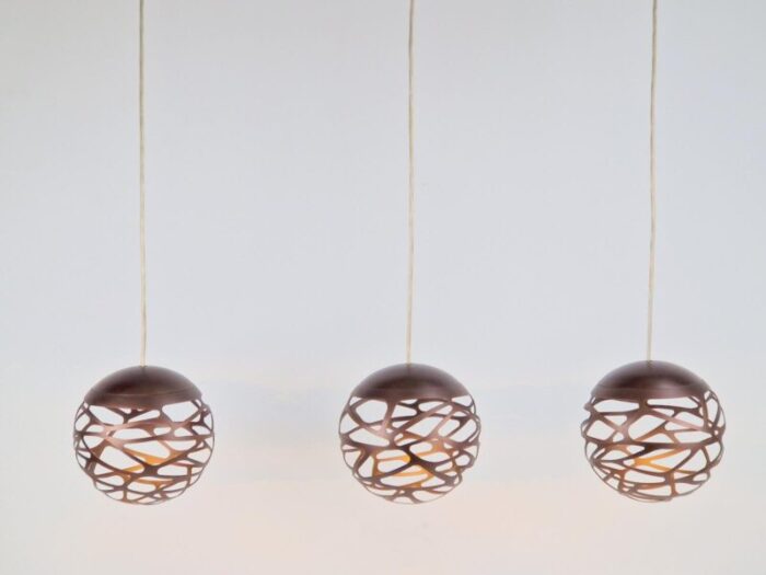 sphere lamp kelly cluster pendant in bronze lodes from studio italia 9713