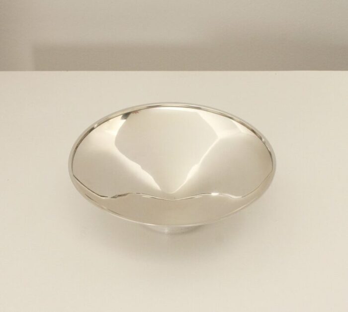 sterling silver bowl from georg jensen 1950s 10