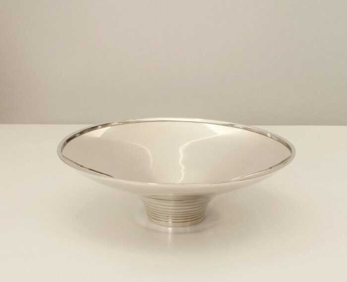 sterling silver bowl from georg jensen 1950s 12