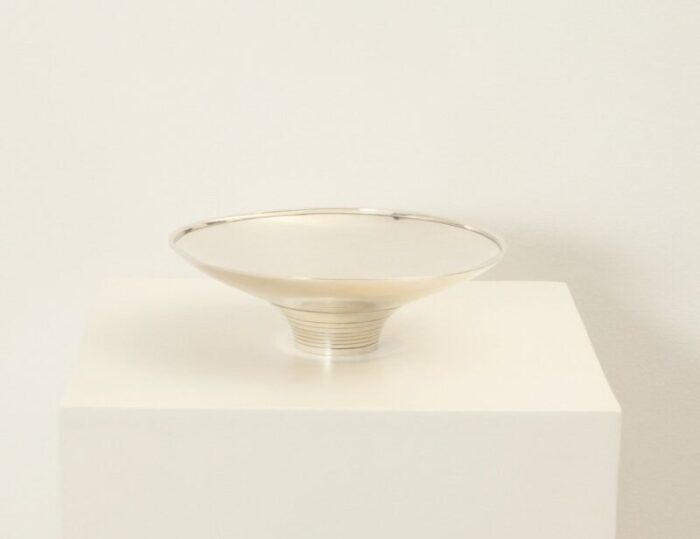 sterling silver bowl from georg jensen 1950s 4